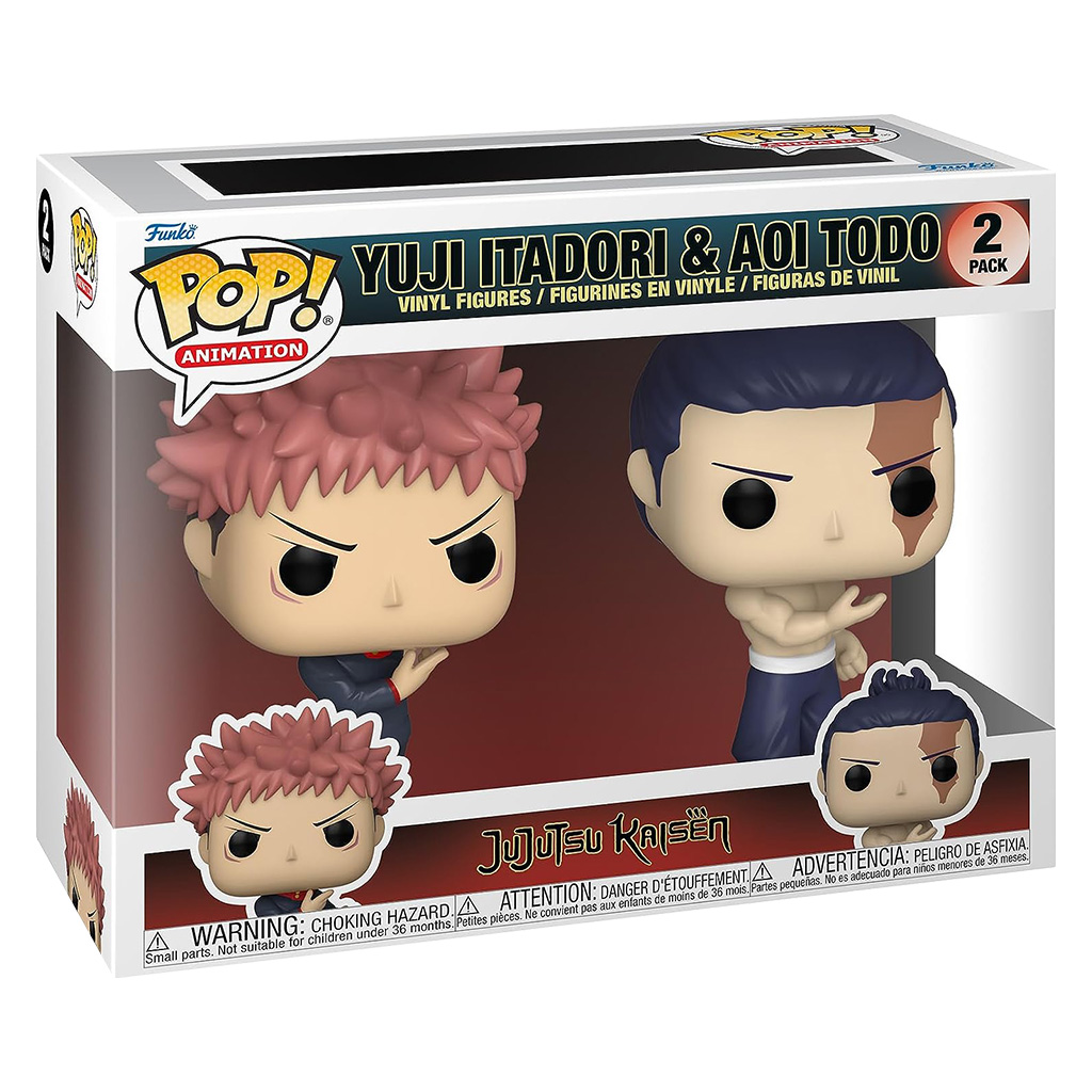 Funko Pop Jujutsu Kaisen Yuji Itadori and Aoi Todo 72041