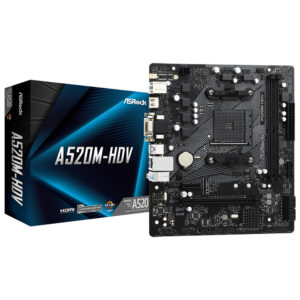Placa Madre ASRock A520M-HDV Socket AM4 VGA DDR4