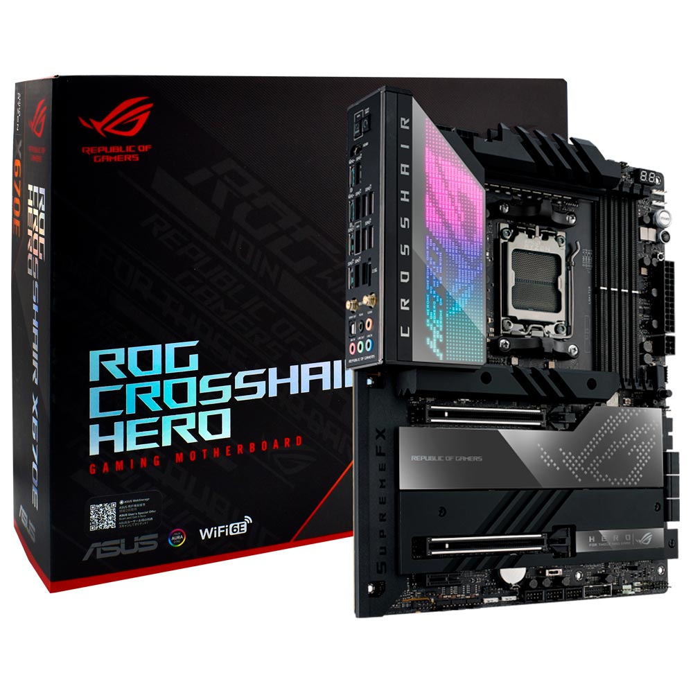 Placa Madre ASUS ROG X670E Crosshair Hero Socket AM5 DDR5