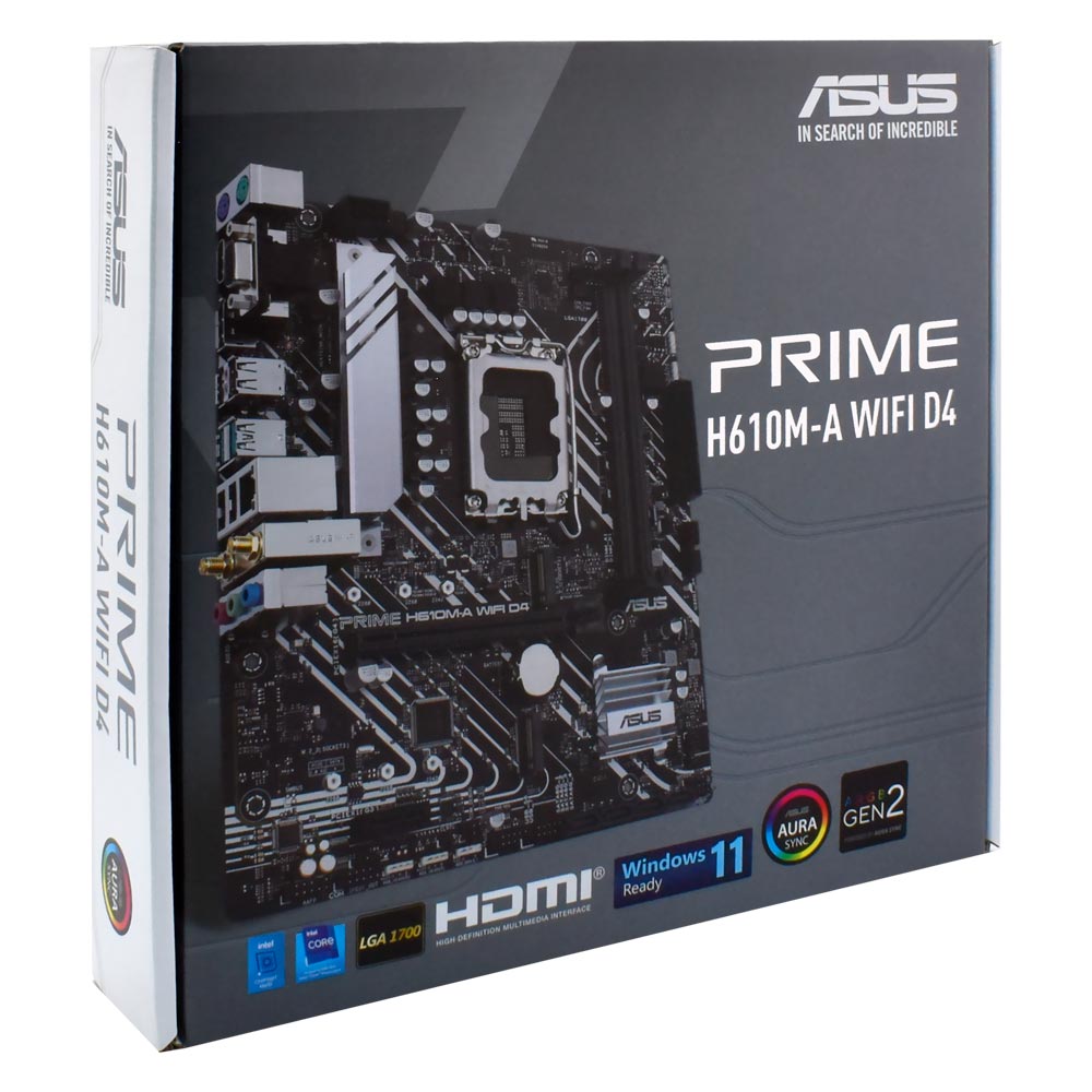 Placa Madre ASUS Prime H610M-A Wi-Fi D4 Socket LGA 1700 VGA DDR4