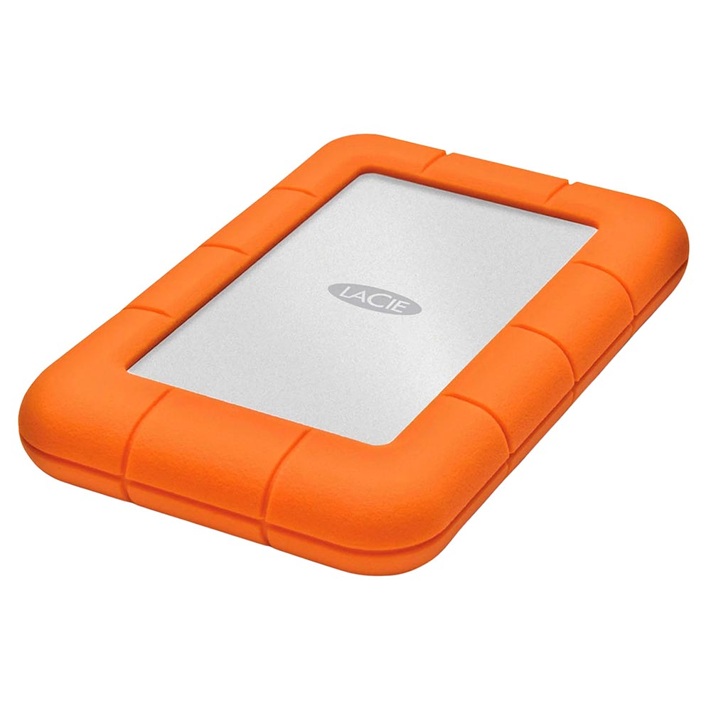 HDD Externo Lacie 1TB Rugged Mini 2.5" LAC301558 - Plata