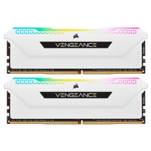 Memoria RAM Corsair Vengeance RGB Pro SL DDR4 32GB (2x16GB) 3200MHz Blanco (CMH32GX4M2E3200C16W)