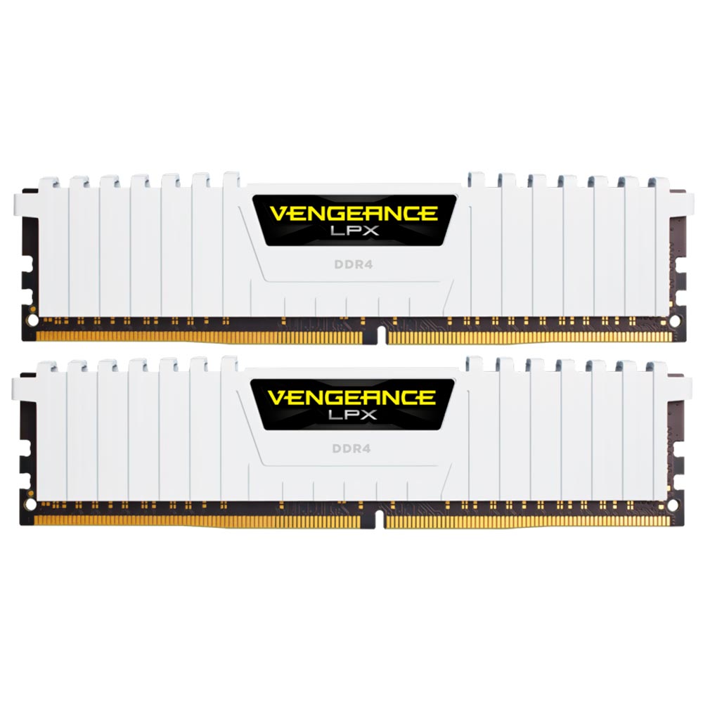 Memoria RAM Corsair Vengeance LPX DDR4 16GB (2x8GB) 3200MHz Blanco (CMK16GX4M2E3200C16W)