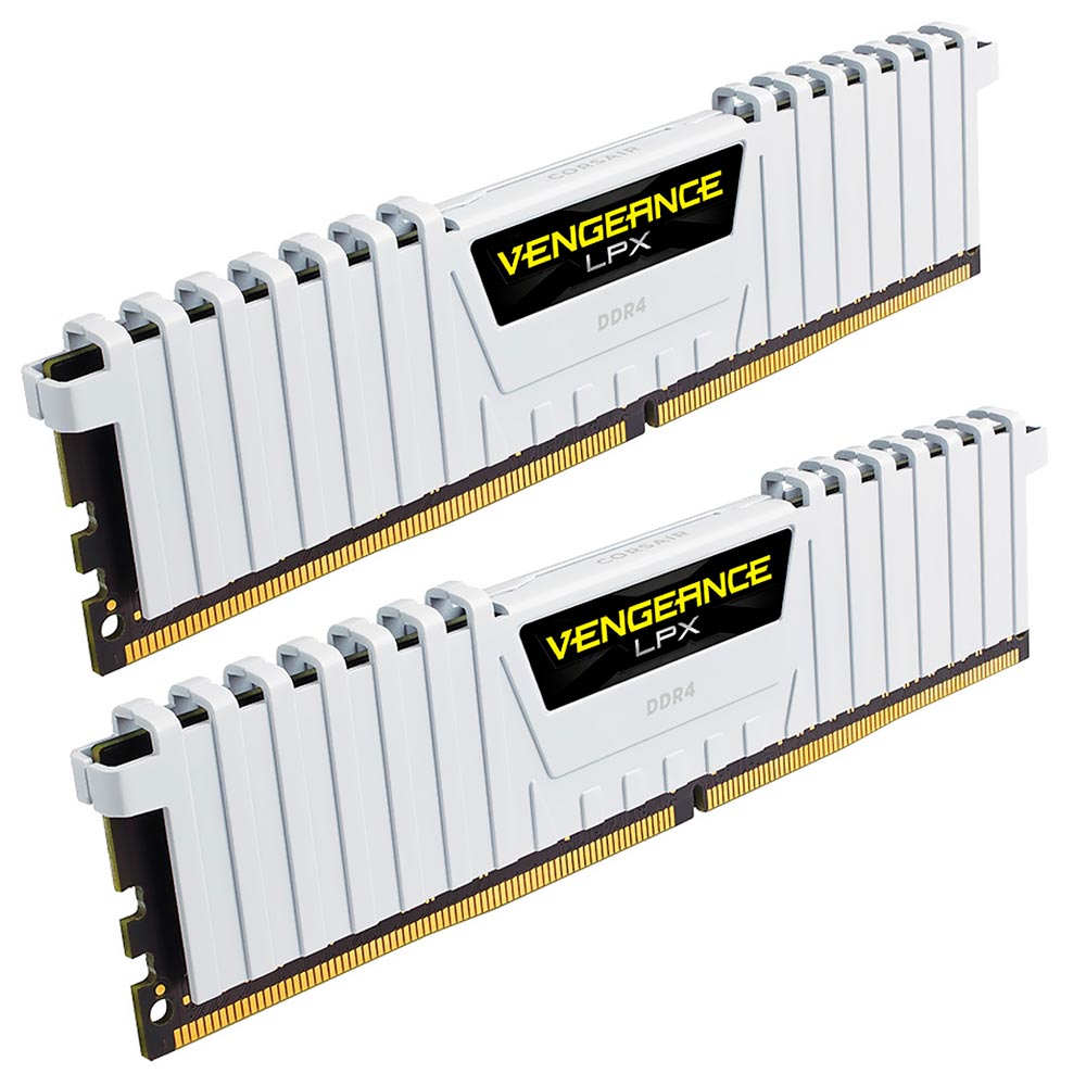 Memoria RAM Corsair Vengeance LPX DDR4 16GB (2x8GB) 3200MHz Blanco (CMK16GX4M2E3200C16W)