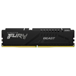 Memoria RAM Kingston Fury Beast DDR5 32GB 5200MHz Negro (KF552C40BB-32)