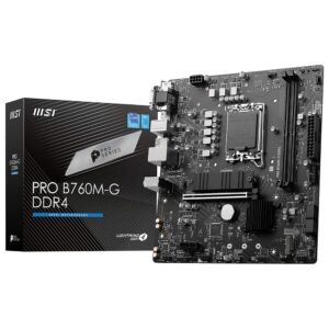 Placa Madre MSI Pro B760M-G DDR4 Socket LGA 1700 VGA DDR4