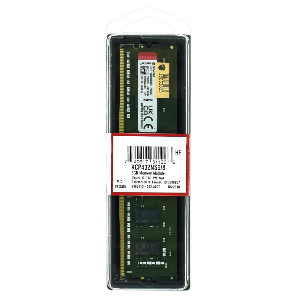 Memoria RAM Kingston DDR4 8GB 3200MHz KCP432NS6/8