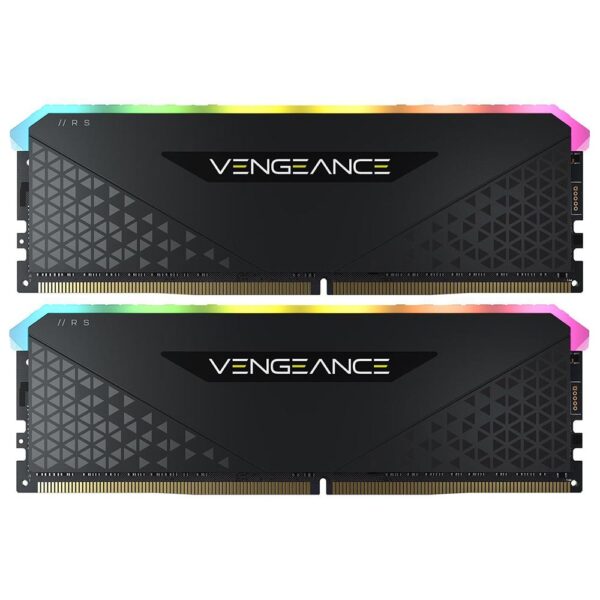 Memoria RAM Corsair Vengeance RS DDR4 32GB (2X16GB) 3600MHz RGB - Negro (CMG32GX4M2D3600C18)