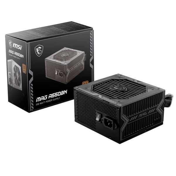 Fuente de Alimentación Msi Mag A550BN ATX No Modular 80 Plus Bronze