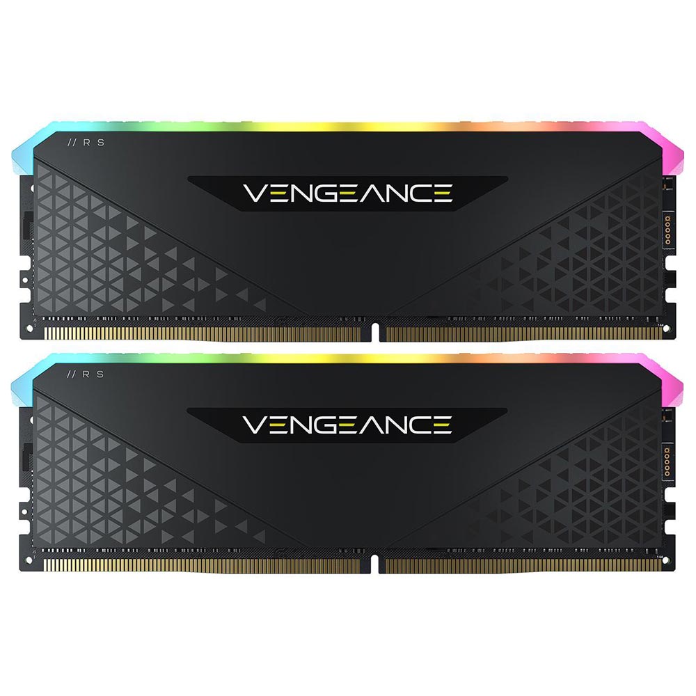 Memoria RAM Corsair Vengeance RGB RS DDR4 16GB (2x8GB) 3600MHz Negro (CMG16GX4M2D3600C18)