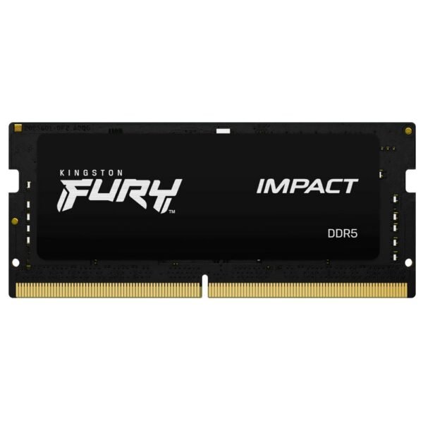 Memoria RAM   Notebook Kingston Fury Impact DDR5 8GB 4800MHz Negro (KF548S38IB/8)