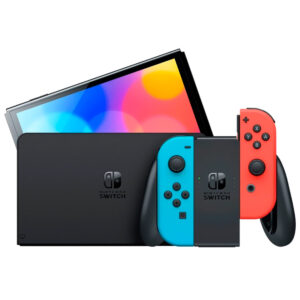 Consola Nintendo Switch 64GB Oled Azul Rojo Neon (HEG-S-KABAA)