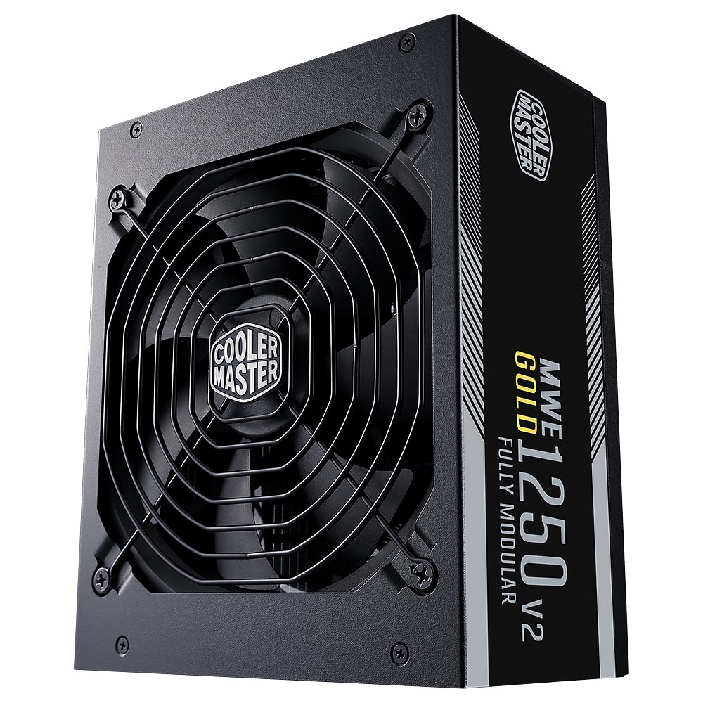 Fuente de Alimentación Cooler Master MWE Gold V2 1250W Modular 80 Plus Gold - MPE-C501-AFCAG-3U2