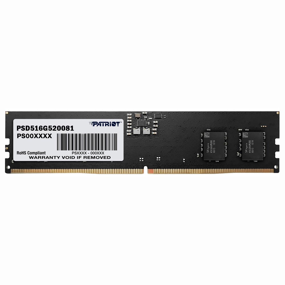 Memoria RAM Patriot Signature Line DDR5 16GB 5200MHz PSD516G520081