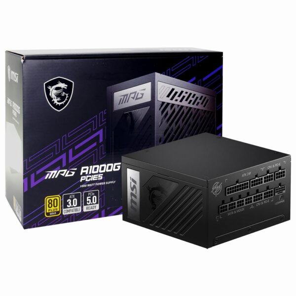 Fuente de Alimentación Msi Mpg A1000G 1000W ATX Modular 80 Plus Gold
