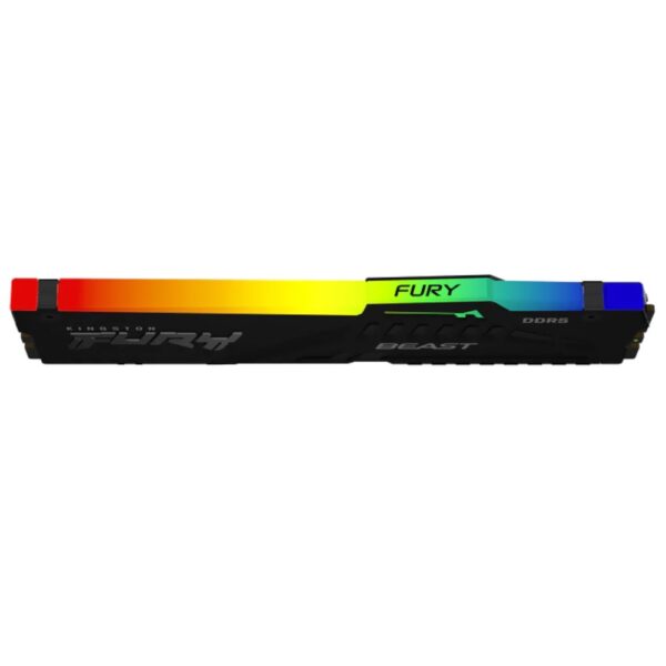 Memoria RAM Kingston Fury Beast DDR5 16GB 5600MHz RGB - Negro (KF556C40BBA-16)