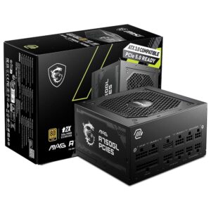 Fuente de Alimentación MSI MAG A750GL PCIE5 750W ATX Modular 80 Plus Gold
