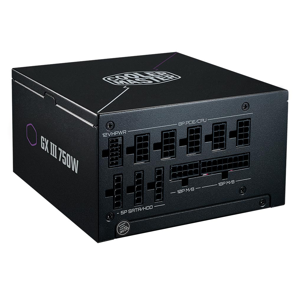 Fuente de Alimentación Cooler Master GX III 750 Gold 750W Modular 80 Plus Gold - MPX-7503-AFAG-BUS