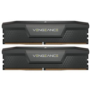 Memoria RAM CORSAIR VENGEANCE DDR5 64GB (2X32GB) 6000MHZ Negro (CMK64GX5M2B6000C30)