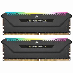 Memoria RAM Corsair Vengeance RGB Pro SL DDR4 32GB (2x16GB) 3600MHz Negro (CMH32GX4M2D3600C18)