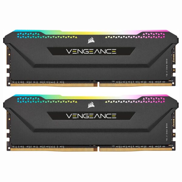 Memoria RAM Corsair Vengeance RGB Pro SL DDR4 32GB (2x16GB) 3600MHz Negro (CMH32GX4M2D3600C18)