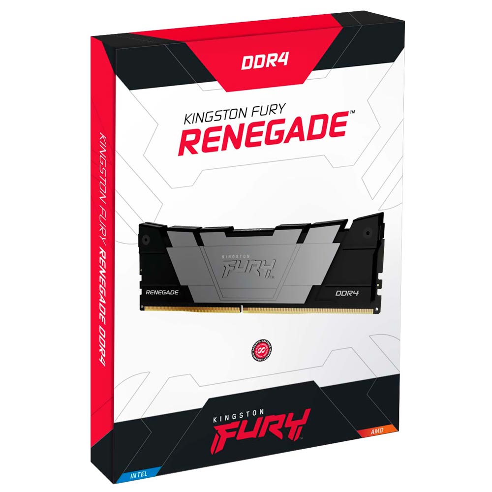 Memoria RAM Kingston Fury Renegade DDR4 8GB 4000MHz Negro (KF440C19RB2/8)
