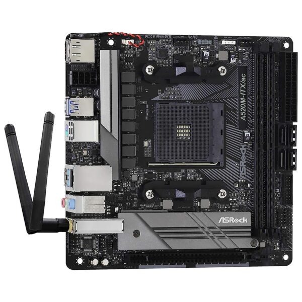Placa Madre ASRock A520M-ITX AC Socket AM4 DDR4