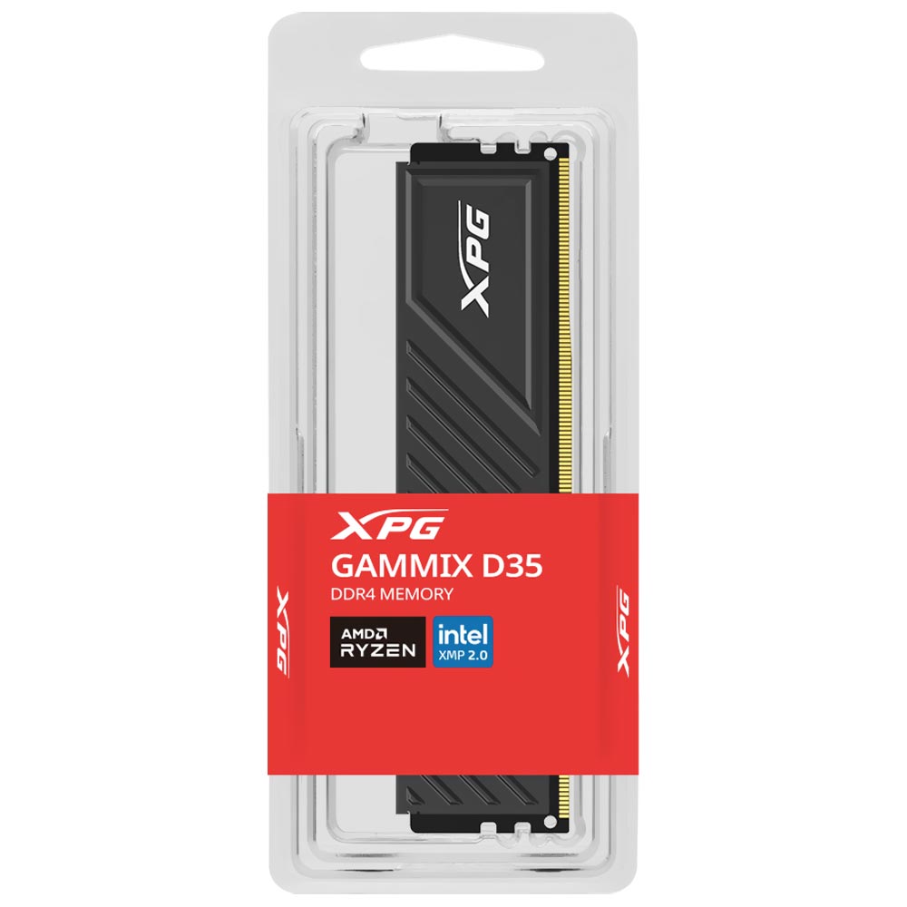 Memoria RAM ADATA XPG Gammix D35 DDR4 8GB 3200MHz Negro (AX4U32008G16A-SBKD35)