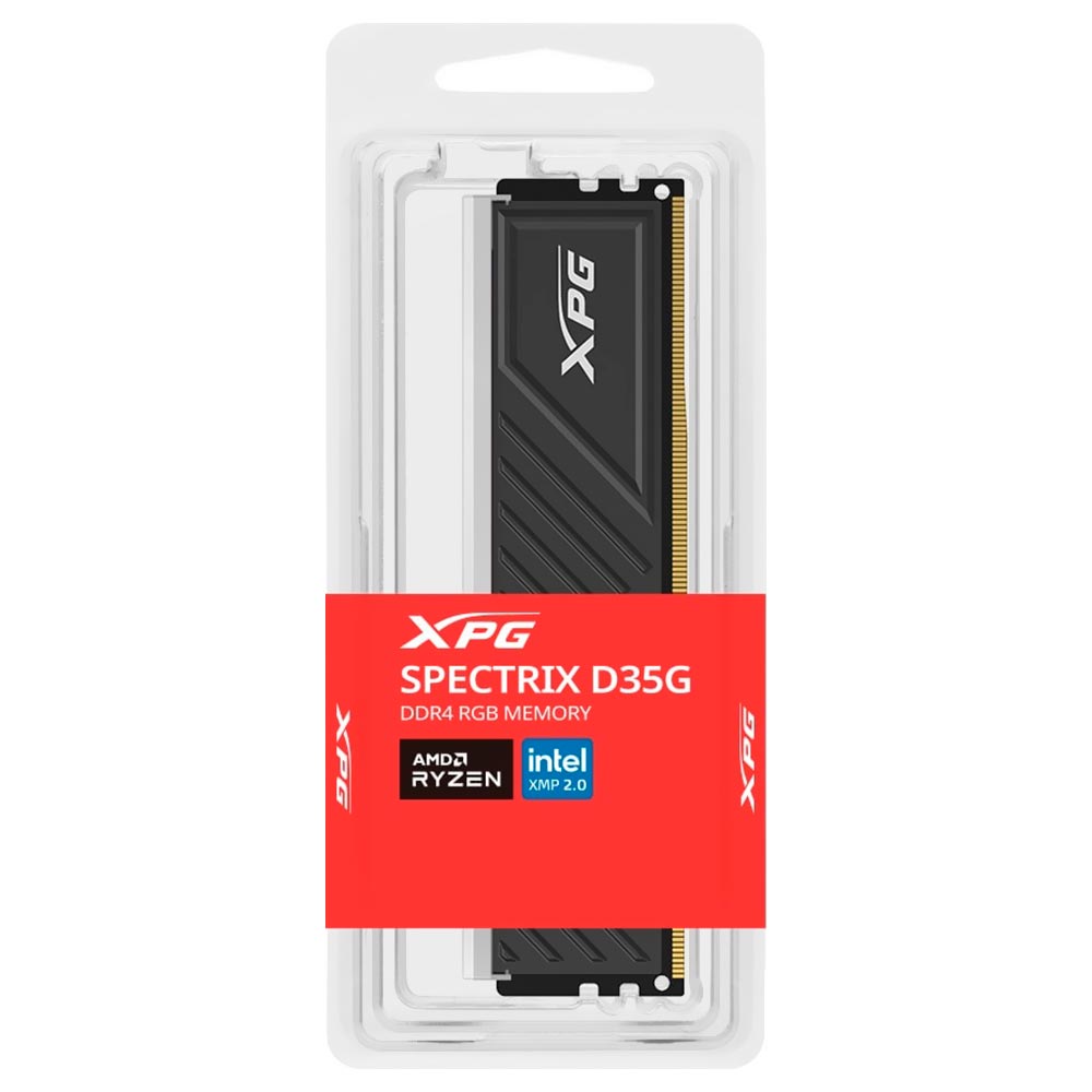 Memoria RAM ADATA XPG Spectrix D35G DDR4 8GB 3200MHz RGB - Negro (AX4U32008G16A-SBKD35G)