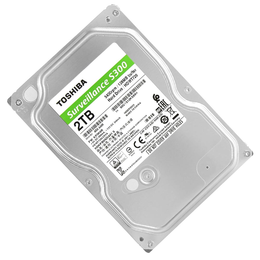 HDD Toshiba 2TB S300 Surveillance 3.5" SATA 3 5400RPM HDDWT720UZSVA