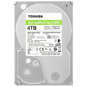 HDD Toshiba 4TB S300 Surveillance 3.5" SATA 3 5400RPM HDDWT840UZSVA