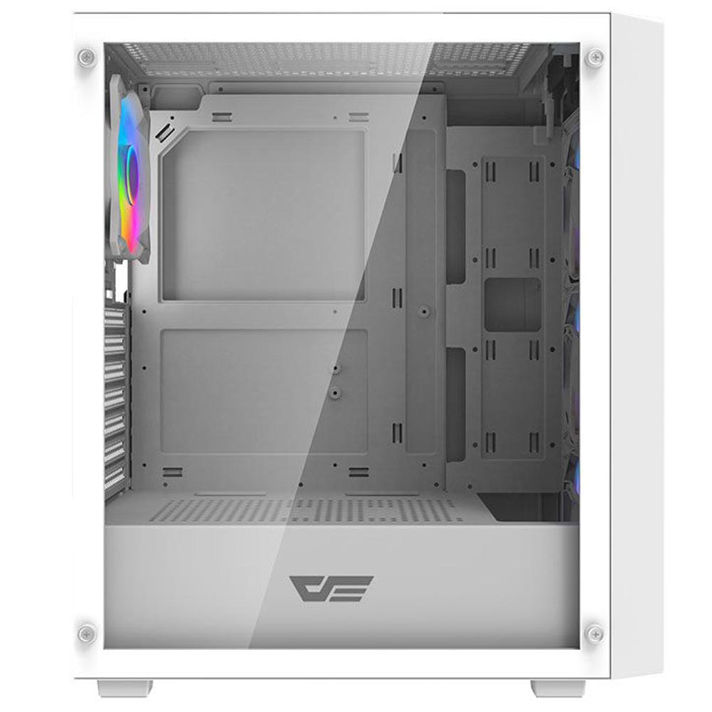 Gabinete Gamer darkFlash DK353 ATX 4 Cooler Blanco