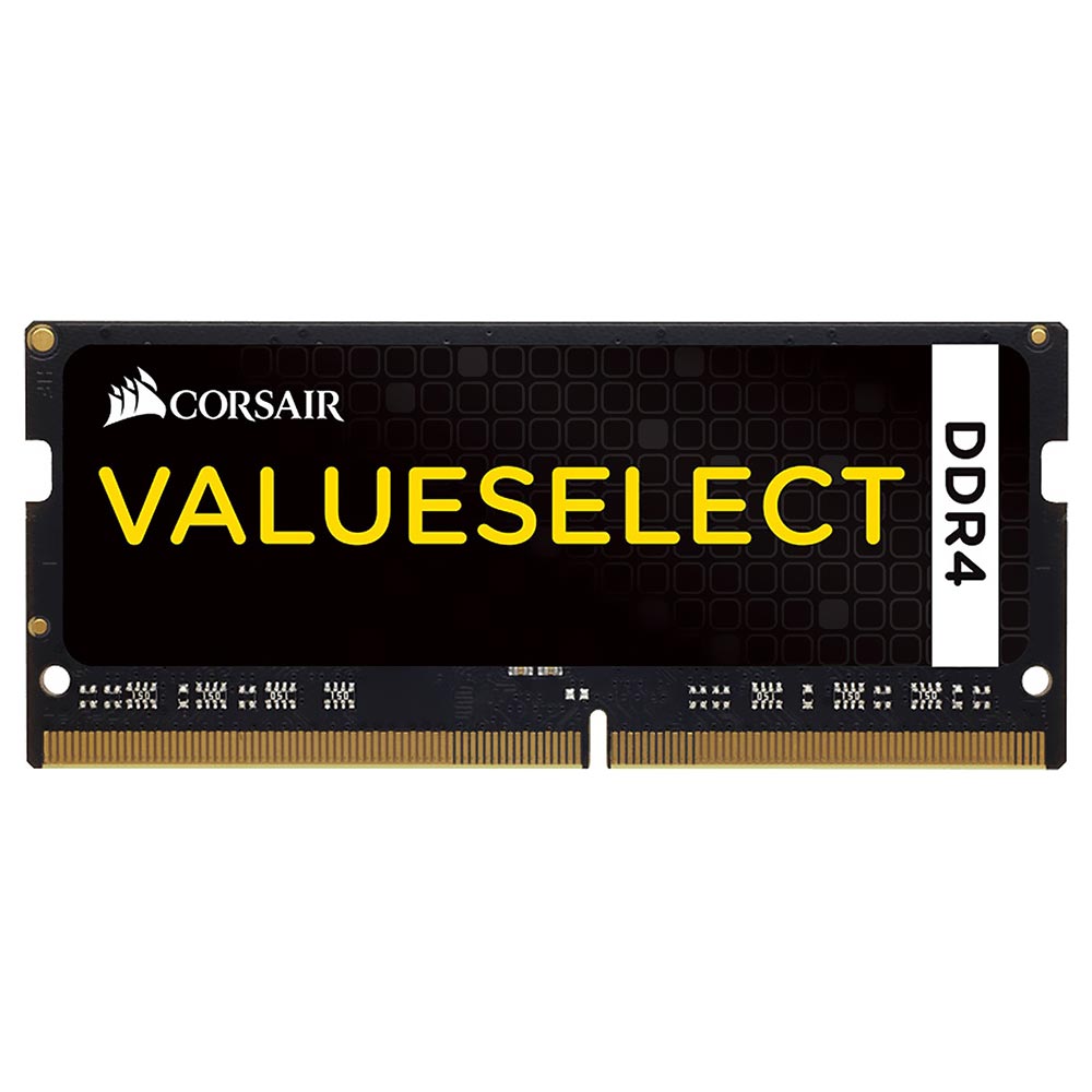 Memoria RAM Corsair Valueselect DDR4 4GB 2133MHz Negro (CMSO4GX4M1A2133C15)