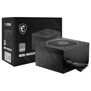 Fuente de Alimentación MSI MAG A600DN 600W No Modular 80 Plus White