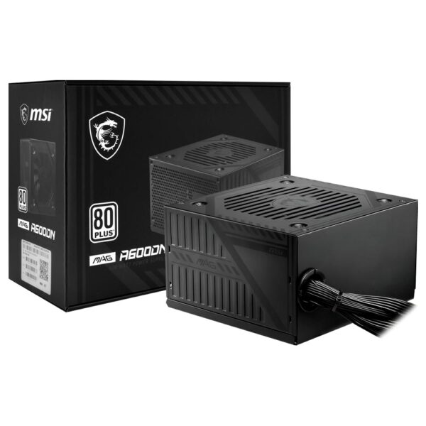 Fuente de Alimentación Msi Mag A600DN 600W No Modular 80 Plus White