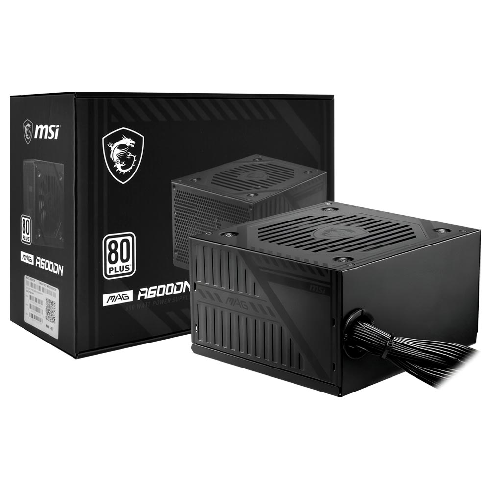 Fuente de Alimentación MSI MAG A600DN 600W No Modular 80 Plus White