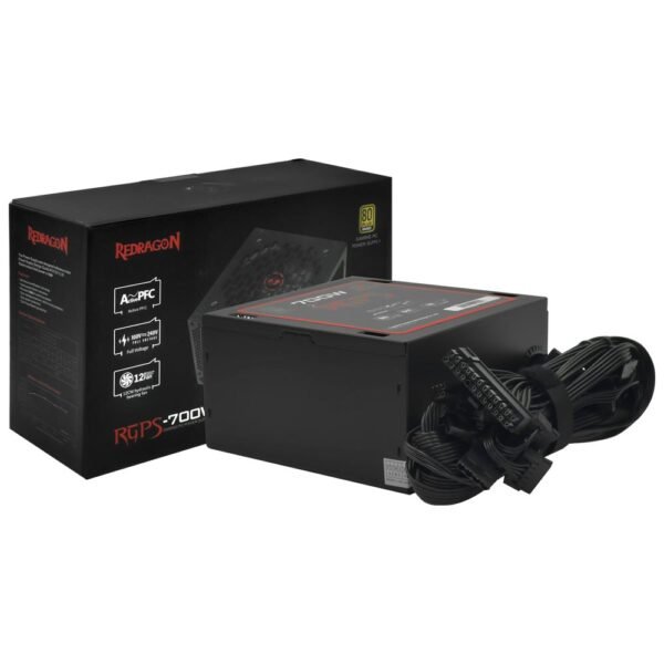 Fuente de Alimentación Redragon GC-PS026 700W ATX No Modular 80 Plus Bronze