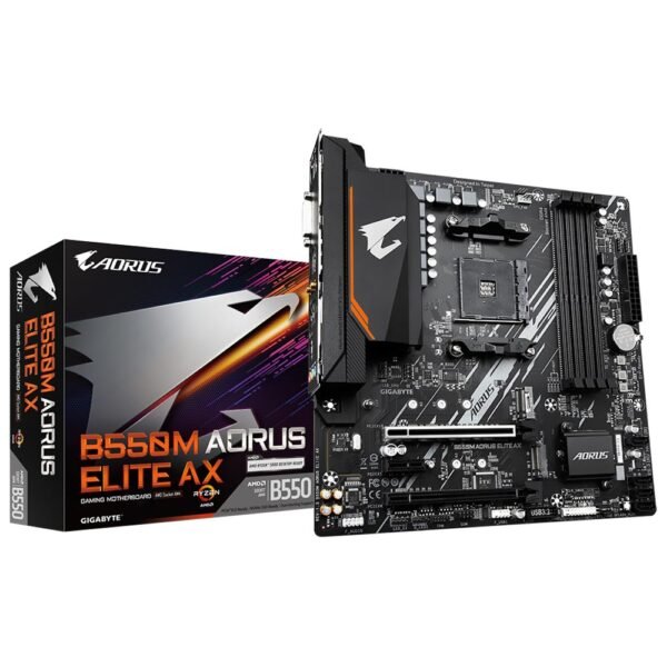 Placa Madre GIGABYTE B550M Aorus Elite AX Socket AM4 DDR4