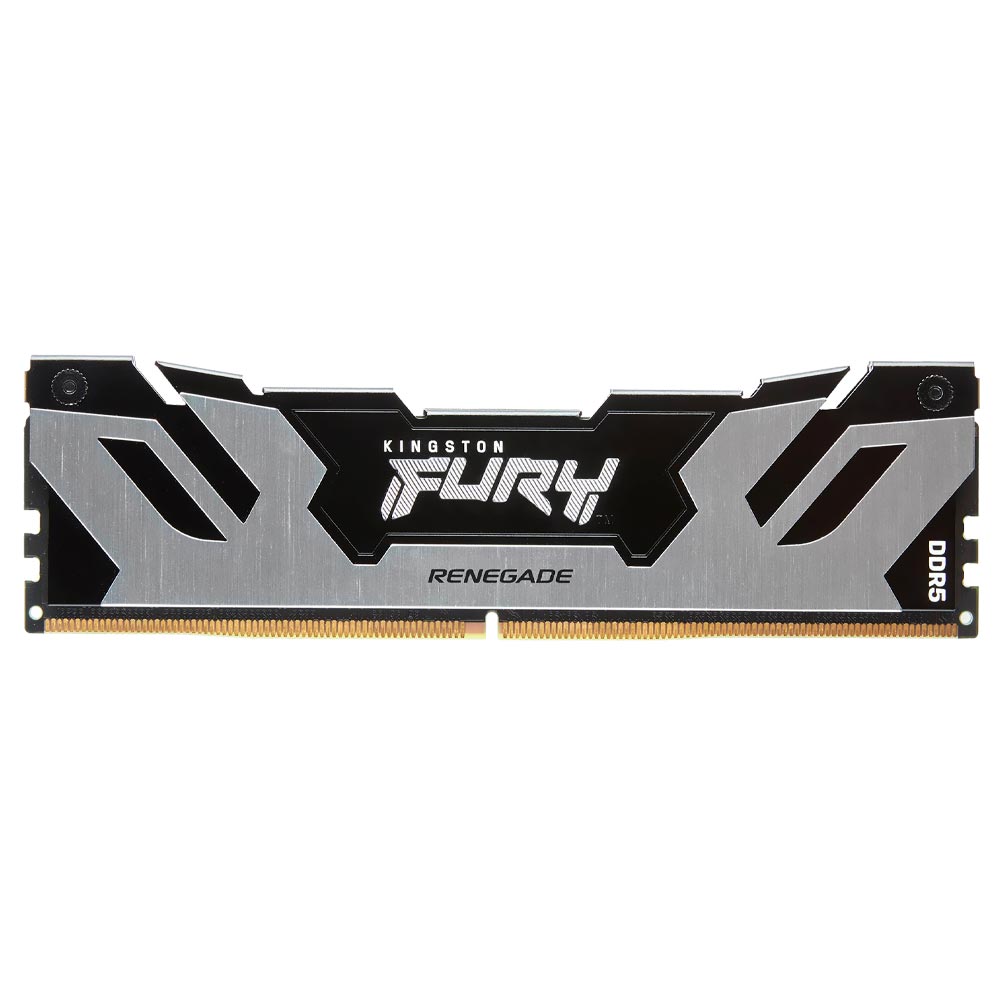 Memoria RAM Kingston Fury Renegade DDR5 16GB 6400MHz Plata / Negro (KF564C32RS-16)
