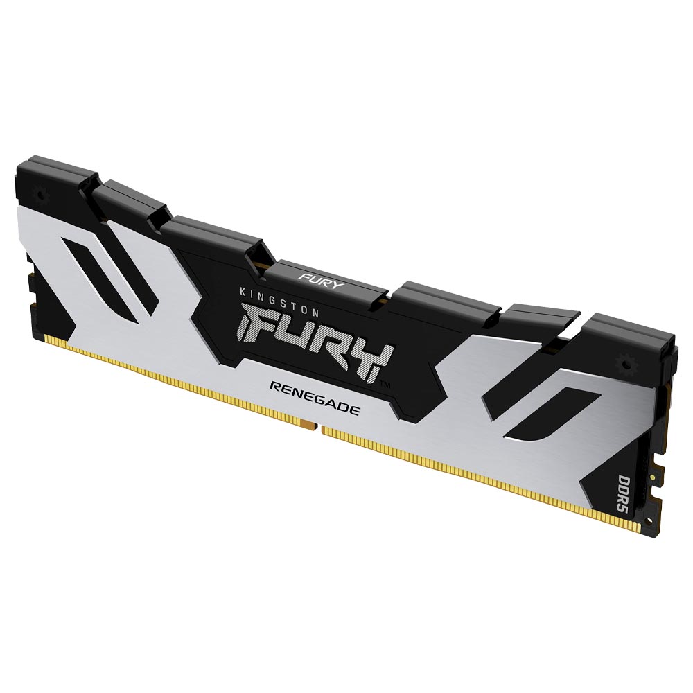 Memoria RAM Kingston Fury Renegade DDR5 16GB 6400MHz Plata / Negro (KF564C32RS-16)