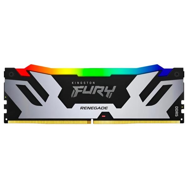 Memoria RAM KINGSTON FURY Renegade DDR5 16GB 6400MHZ Rgb Plata / Negro (KF564C32RSA-16)