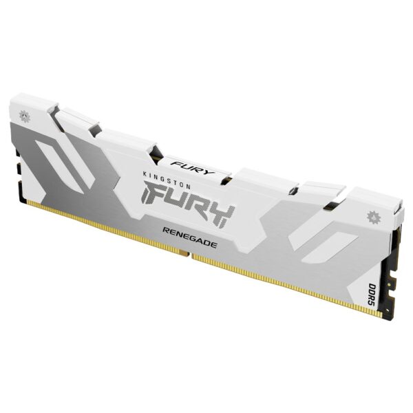 Memoria RAM Kingston Fury Renegade DDR5 16GB 6400MHz Blanco / Plata (KF564C32RW-16)