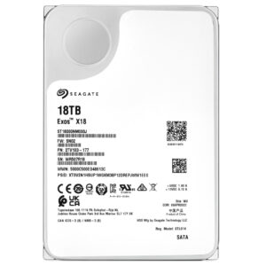 HDD Seagate 18TB Exos X18 Enterprise 3.5" SATA 3 7200RPM ST18000NM000J