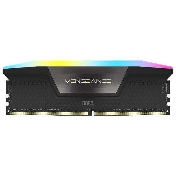 Memoria RAM CORSAIR VENGEANCE Rgb DDR5 16GB 5200MHZ Negro (CMH16GX5M1B5200C40)