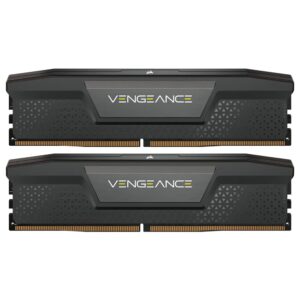 Memoria RAM Corsair Vengeance DDR5 96GB (2x48GB) 6000MHz Negro (CMK96GX5M2B6000C30)