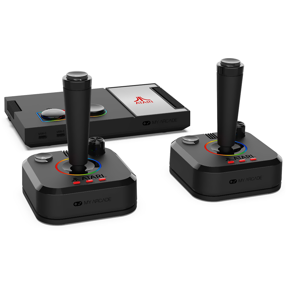 Consola Atari DGUNL-7012 Gamestation Pro Negro Plata (con 200 juegos)