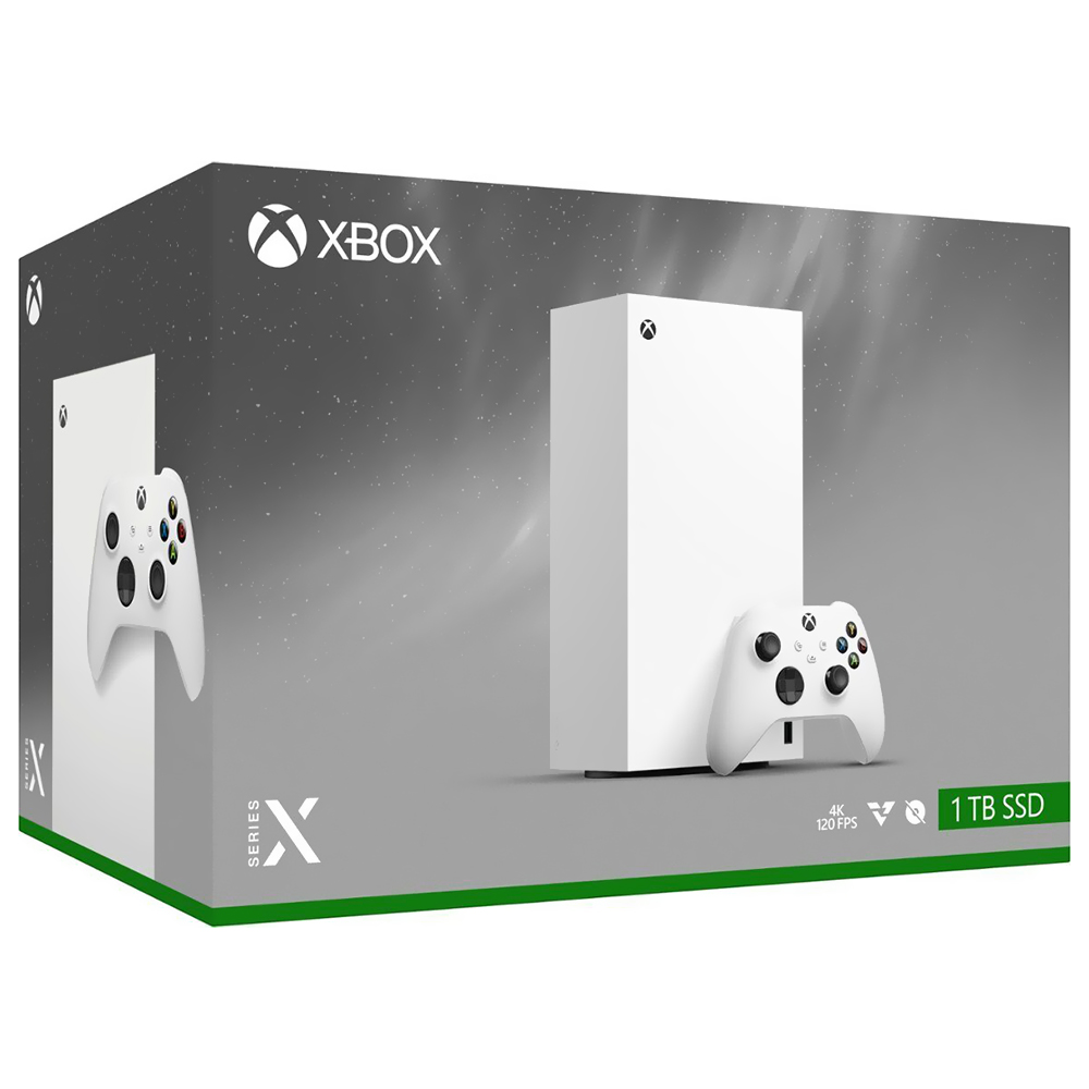 Consola XBOX Series X 1TB SSD All Digital 120FPS Bivolt Blanco (Americano)