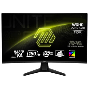 Monitor Gamer MSI Mag G32CQ6F 31.5" WQHD 180Hz 0.5Ms Negro