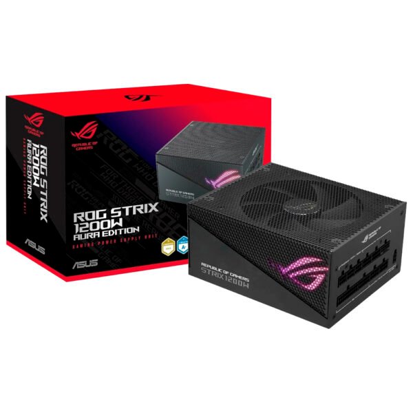 Fuente de Alimentación ASUS Rog Strix 1200G Aura Edition 1200W ATX Modular 80 Plus Gold