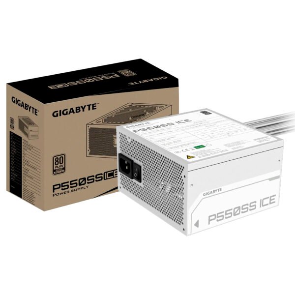 Fuente de Alimentación Gigabyte GP P550SS Ice 550W ATX No Modualr 80 Plus Silver